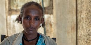 Originally from the western Tigray village of Humera, Birzaf's journey to the camp for displaced people was not one of choice, but of necessity, driven by the harrowing conflict in Tigray. Photo Credit: Petterik Wiggers/Oxfam Originally from the western Tigray village of Humera, Birzaf's journey to the camp for displaced people was not one of choice, but of necessity, driven by the harrowing conflict in Tigray. Photo Credit: Petterik Wiggers/Oxfam