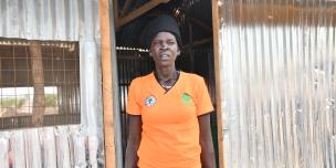 Tabitha Nyabang a 32-year-old mother of six lives in Dengjock talks about some of the major challenges women face in Dengjock payam of Akobo East. Photo credit: Yangi Justine/ Oxfam