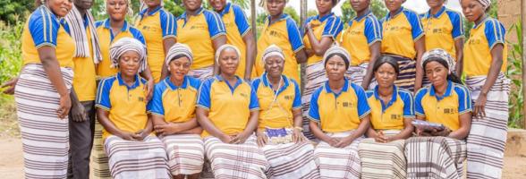 A group of Village Savings and Loan Association members in rural Nigeria. Credit: Oxfam in Nigeria/Ikechukwu Okeagu 