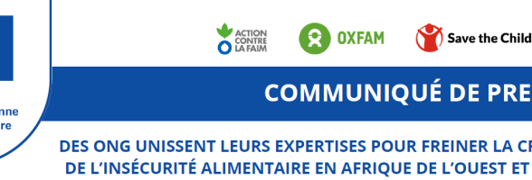 Des ONG unissent leurs expertises pour freiner la croissance de l'insécurité alimentaire en Afrique de l'ouest et au Sahel