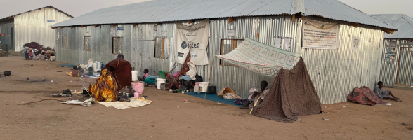 With the arrival of over 1,500 people every day, the two transit centers in Renk are at full capacity, hosting people four times their size. Photo credit: Fatuma Noor/ Oxfam