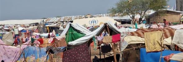 Around 1500 people are still arriving every day from Sudan to these transit centres. Photo Credit: Yangi Teresa Justine/ Oxfam