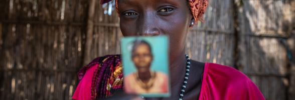 Nyajany Gatwech is one of the refugees who was displaced from the South Sudan conflict and now lives in Gambella Refugee camp in Ethiopia. Photo credit: Petterik Wiggers/ Oxfam