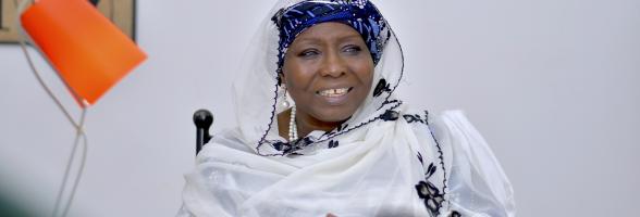 Ibrahim Mariama Allassane, 70 years old and the coordinator of the Nigerian NGO Réseau des Femmes pour la Paix au Niger (REFEPA Niger). Photo credit : Moctar Tondi/ Oxfam