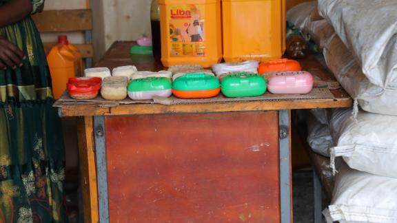 She also expanded the soap enterprise she’d started earlier with a few neighbors, molding aloe-vera bars