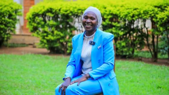 Barbra Etum Husna, the Executive Director of Wezesha Women Initiative