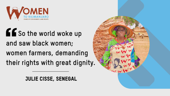 women to kilimandjaro - julie cissé from Senegal