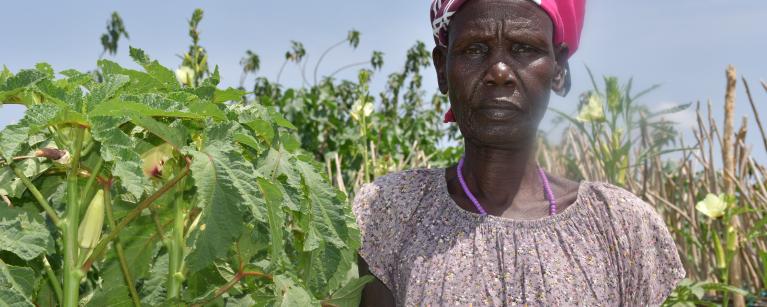 Nyahon Majak – a vegetable farmer in Akobo East County, South Sudan