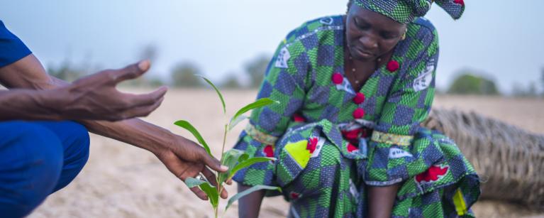 Djelika is a farmer in Bana, Mali. Photo credit: Diafara Traoré/Oxfam