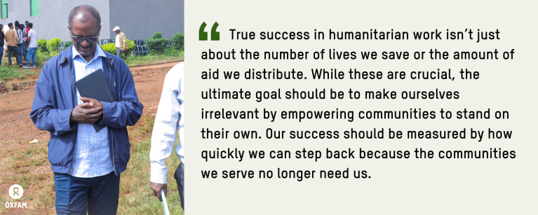 Gezahegn Kebede, Oxfam in Ethiopia’s Country Director 