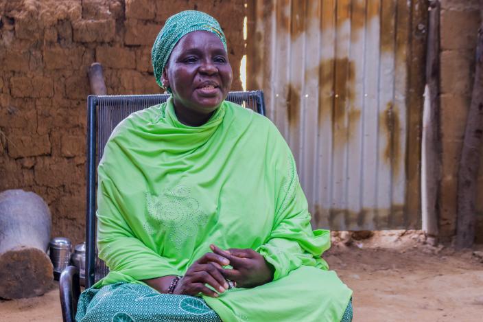 Laila Dicko est la présidente du collectif régional des femmes pasteurs de Ségou. Crédit photo: Issa Sanogo/ Oxfam