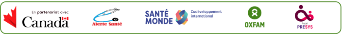 Partenaires du Projet de Renforcement de la Résilience du Système de Santé 