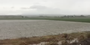 Ricefield turned into a river in Amulung, Cagayan September 15 2018 (Photo: Oxfam/April Ann Bulanadi)