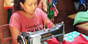 Oxfam in Asia - Publications - Nepal - Making Income through Homemade Napkins