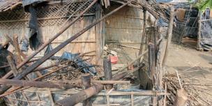 aftermath of Cyclone Mocha in Cox's bazaar
