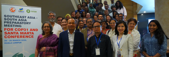 southasia southeast asia prep meeting climate justice