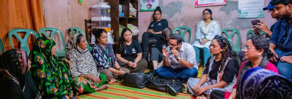 youth visit to bangladeshi community
