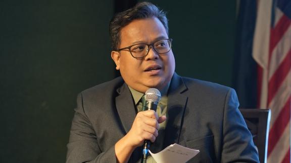Miguel Musngi, ASEAN Secretariat, during panel session at AEGW