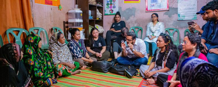youth visit to bangladeshi community