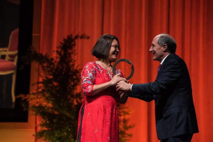 Nguyen Thi Khanh, Executive Director of Green Innovation and Development (Green ID), received the 2018 the 2018 Goldman Environmental Prize.