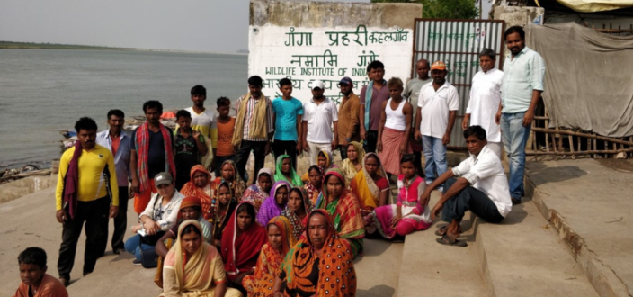 Trained youth volunteers to spread awareness on the health of the river Ganga
