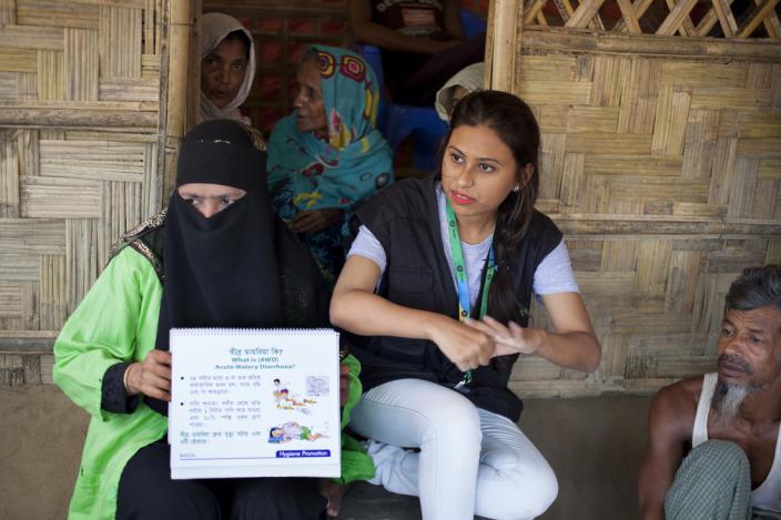 Oxfam in Asia - Bangladesh - Rohingya crisis - Humanitarian worker