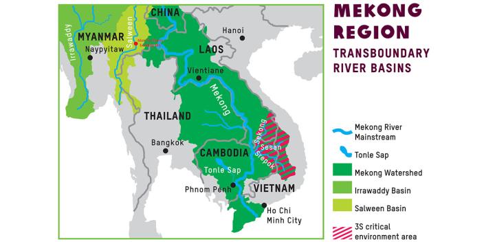 Oxfam in Asia - Water Governance - Mekong Transboundary River Basins - Map Oxfam in Asia - Water Governance - Mekong Transboundary River Basins - Map