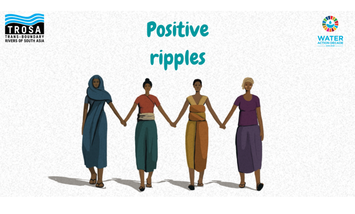 All over South Asia's river basins women are coming forward to participate in decision making processes.