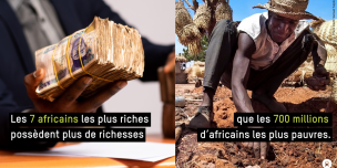 Les 1 % les plus riches d'Afrique possèdent près de la moitié de la richesse financière totale du continent. 