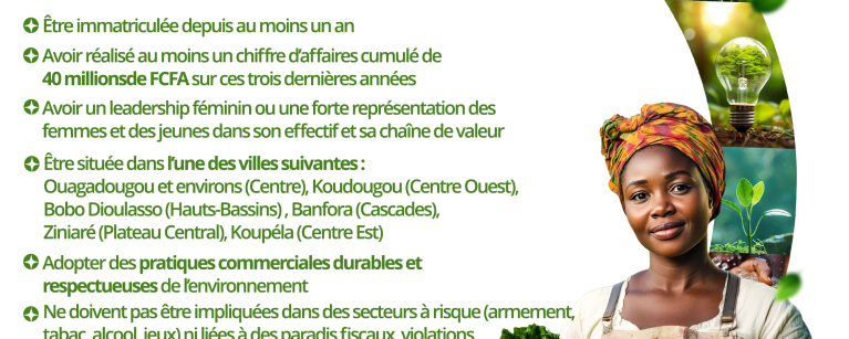 Conditions de candidatures 