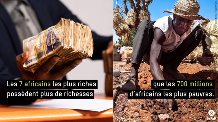 Les 1 % les plus riches d'Afrique possèdent près de la moitié de la richesse financière totale du continent. 