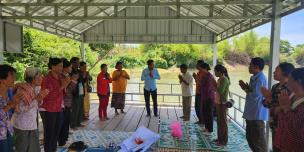 The Culture and Environment Preservation Association team conducted a training on hospitality to CBET community members. The Culture and Environment Preservation Association team conducted a training on hospitality to CBET community members.