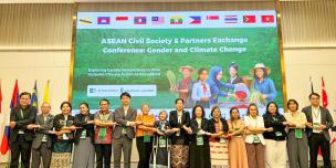 ASEAN Civil Society and Partnership Exchange Conference: Gender and Climate Change in Lao PDR. Photo: Oxfam