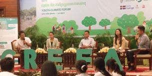 Youth Climate Forum in Siem Reap province. Photo: LLC