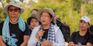 Oxfam and Ministry of Environment held a youth camping event at Koh Han Island to celebrate key environmental and women’s initiatives.