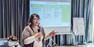 Ms. Natacha Kim, Oxfam’s Safeguarding Focal Point, facilitated the training