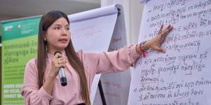 Participants share the result of the group discussion, COP31 priorities