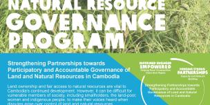 Strengthening Partnership Towards Participatory and Accountabl Governance of Land and Natural Resources in Cambodia