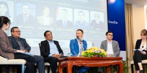 Panel discussion on Extending social protection to informal and self-employed workers in Cambodia
