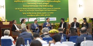 How can some of the key WWDR findings and suggestions be used in Cambodia’s water sector development and climate resilience initiative.