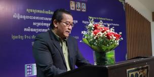 Tan Visal, National Worker Forum on Rights for Decent Work and Social Protection