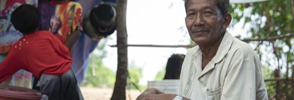 Sam Nang, surviving displacement meant keeping twenty-one grandchildren safe and it started with clean water