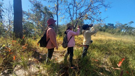 Women patrol team of Phnom Torntang Community Forest. 