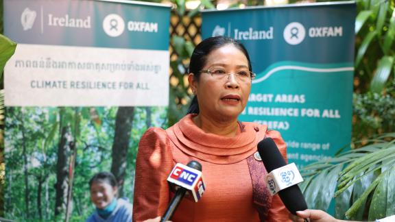H.E. Ngin Lina, Secretary of State and Chair of Gender Mainstreaming Working Group of Ministry of Environment