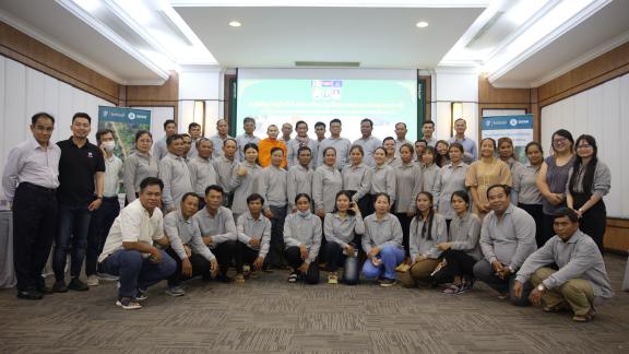 Participants from across 14 communities come together in a GALS training to reflect on gender roles, challenging stereotypes, and laying the foundation for more equitable forest governance. Photo: Botom Mune/Oxfam