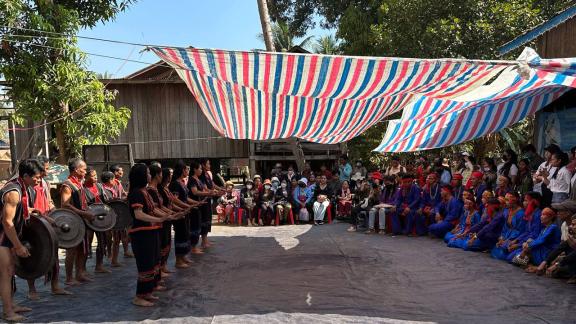 Traditional performance, Ratanakiri province Traditional performance, Ratanakiri province