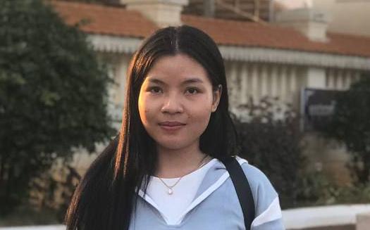 Ream Sreyrath- a leader of youth group from Stung Treng province Ream Sreyrath- a leader of youth group from Stung Treng province
