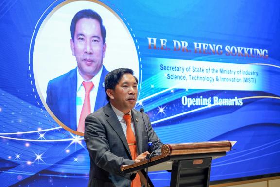  H.E. Dr. Heng Sokkung, Secretary of State of the Ministry of Industry, Science, Technology & Innovation (MISTI) H.E. Dr. Heng Sokkung, Secretary of State of the Ministry of Industry, Science, Technology & Innovation (MISTI)