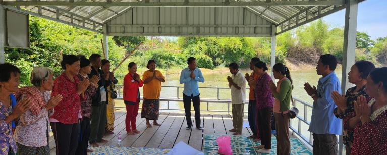 The Culture and Environment Preservation Association team conducted a training on hospitality to CBET community members.