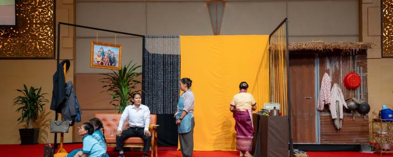 Channy found an opportunity to share her story through an Oxfam-organized forum theater play. The highlight was her participation in the theatrical performance “Who Will Care? A Story of Unpaid Caregivers,” 